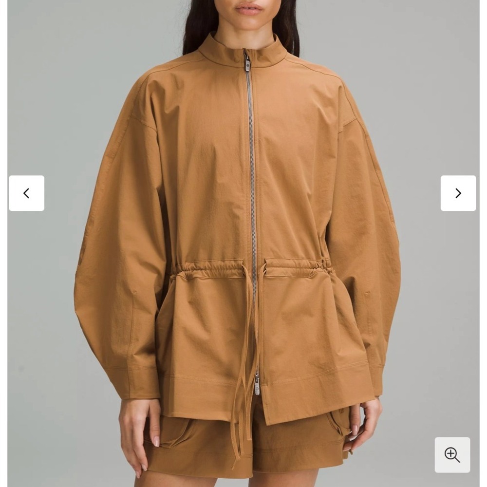 Lululemon Always Effortless Jacket Copper Full Zip Windbreaker LW4CASS Size M